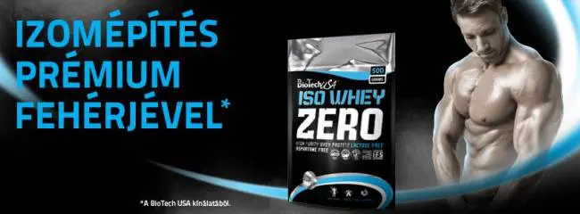 Izomépítés Iso Whey Zero BioTechUSA