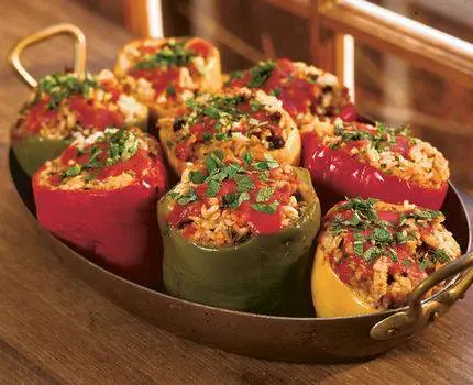 Csirkés töltött paprika