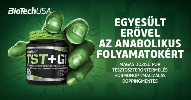 TST+GH doppingmentes hormonoptimalizálás BioTechUSA