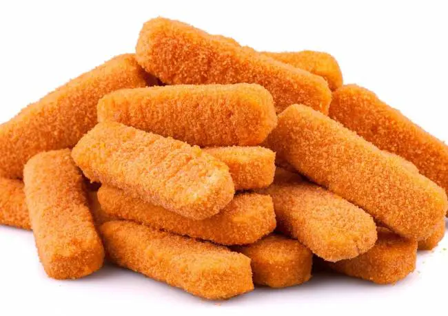 Panírozott halrudacskák