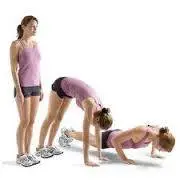 Kisétálás fekvőtámaszba