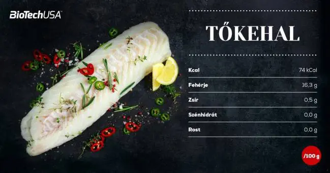 A 6 legjobb fehérjeforrás fogyáshoz - tőkehal A 6 legjobb fehérjeforrás fogyáshoz - tőkehal