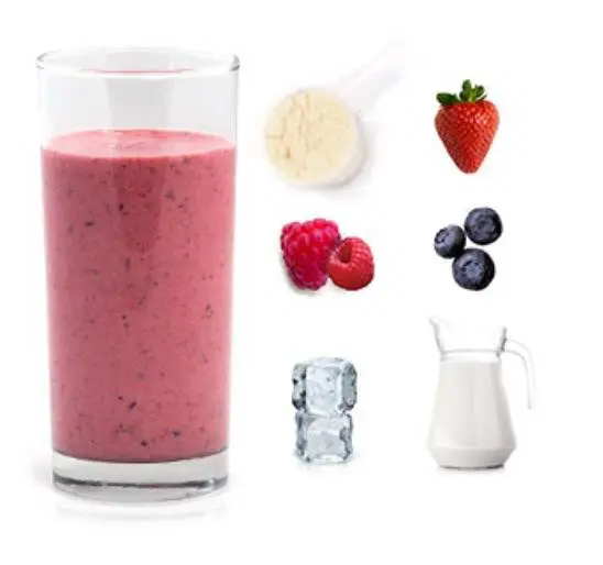 Vaníliás erdeigyümölcsös smoothie Vaníliás erdeigyümölcsös smoothie