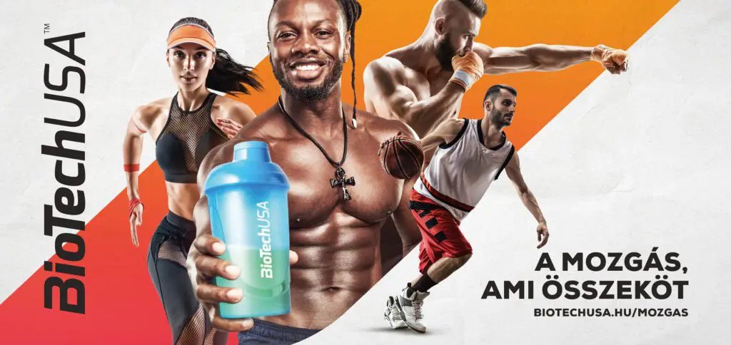 BioTechUSA Mozgás, ami összeköt kampány óriásplakát