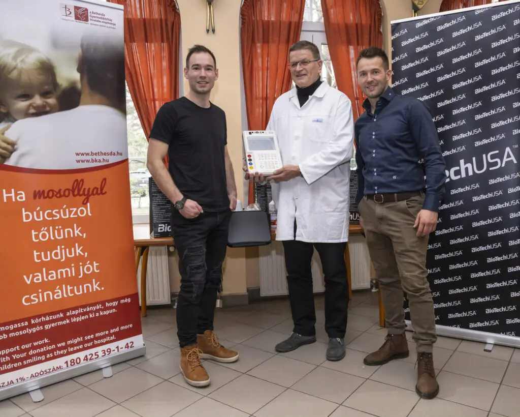 A BioTechUSA-cégcsoport kiemelt jótékonysági együttműködést indított a Bethesda Gyermekkórházzal.