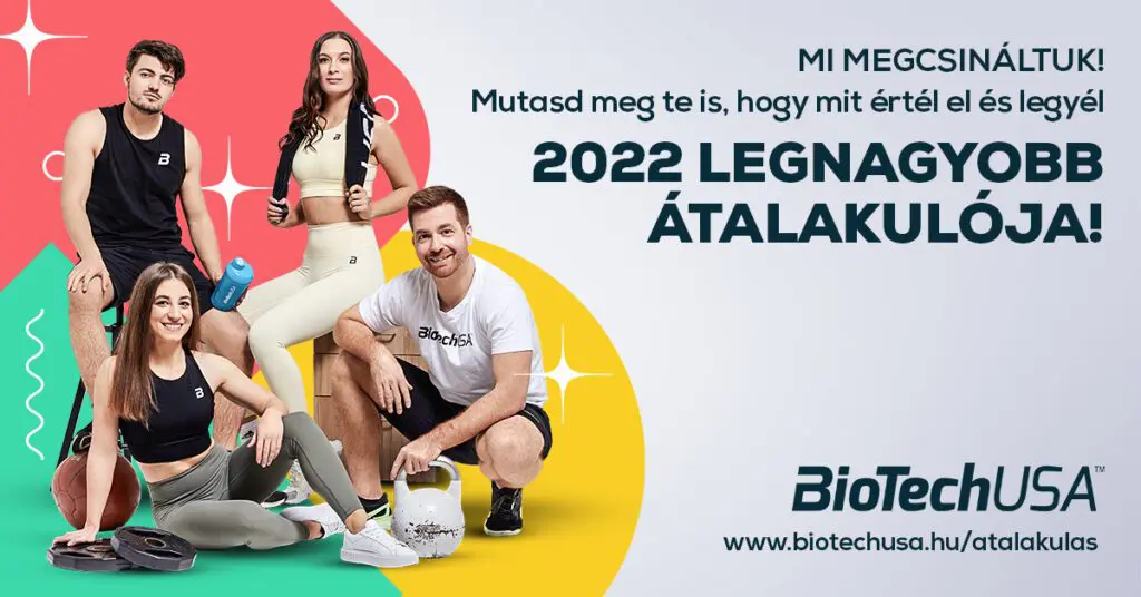 2022 legnagyobb átalakulója - BioTechUSA