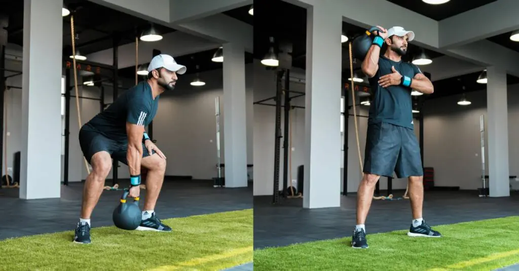 kettlebell clean (felrántás)