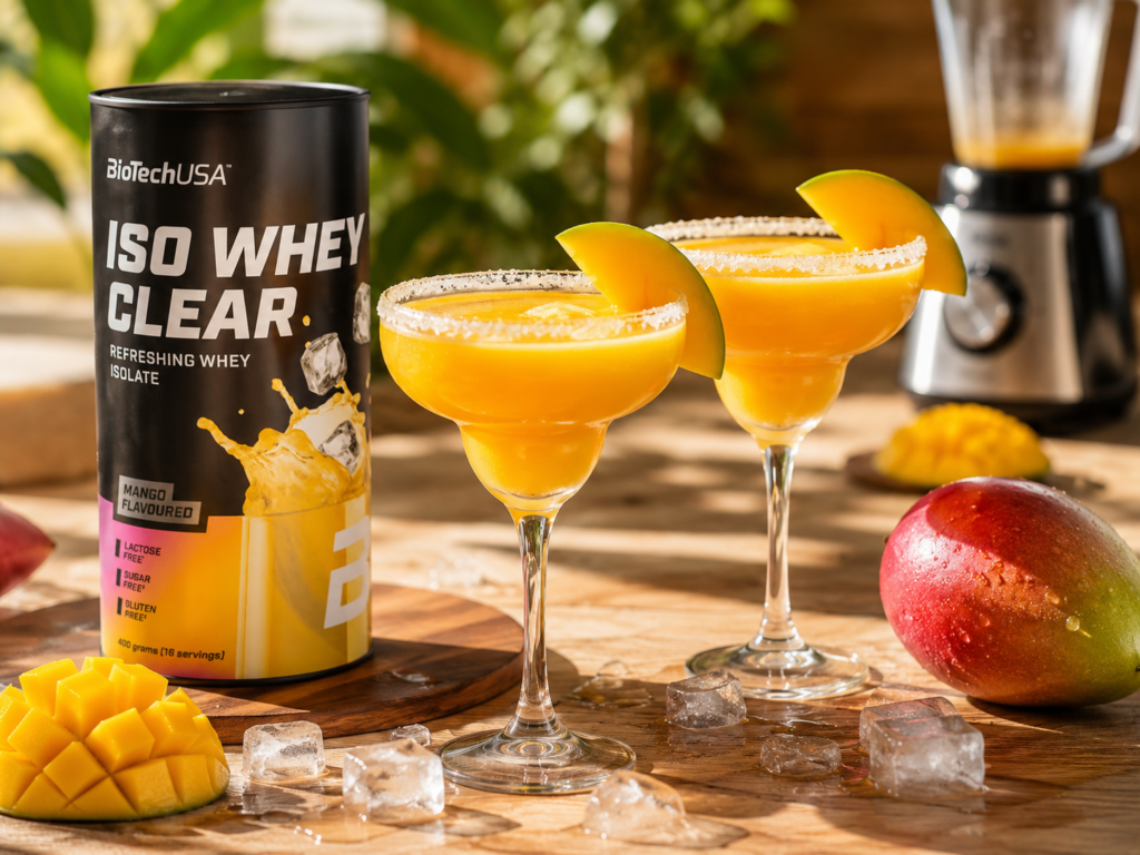 Mangós Iso Whey Clear margarita mocktail fehérjeporral