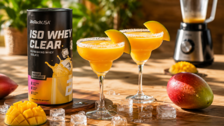fitt margarita mocktail Iso Whey Clear felhasználásával