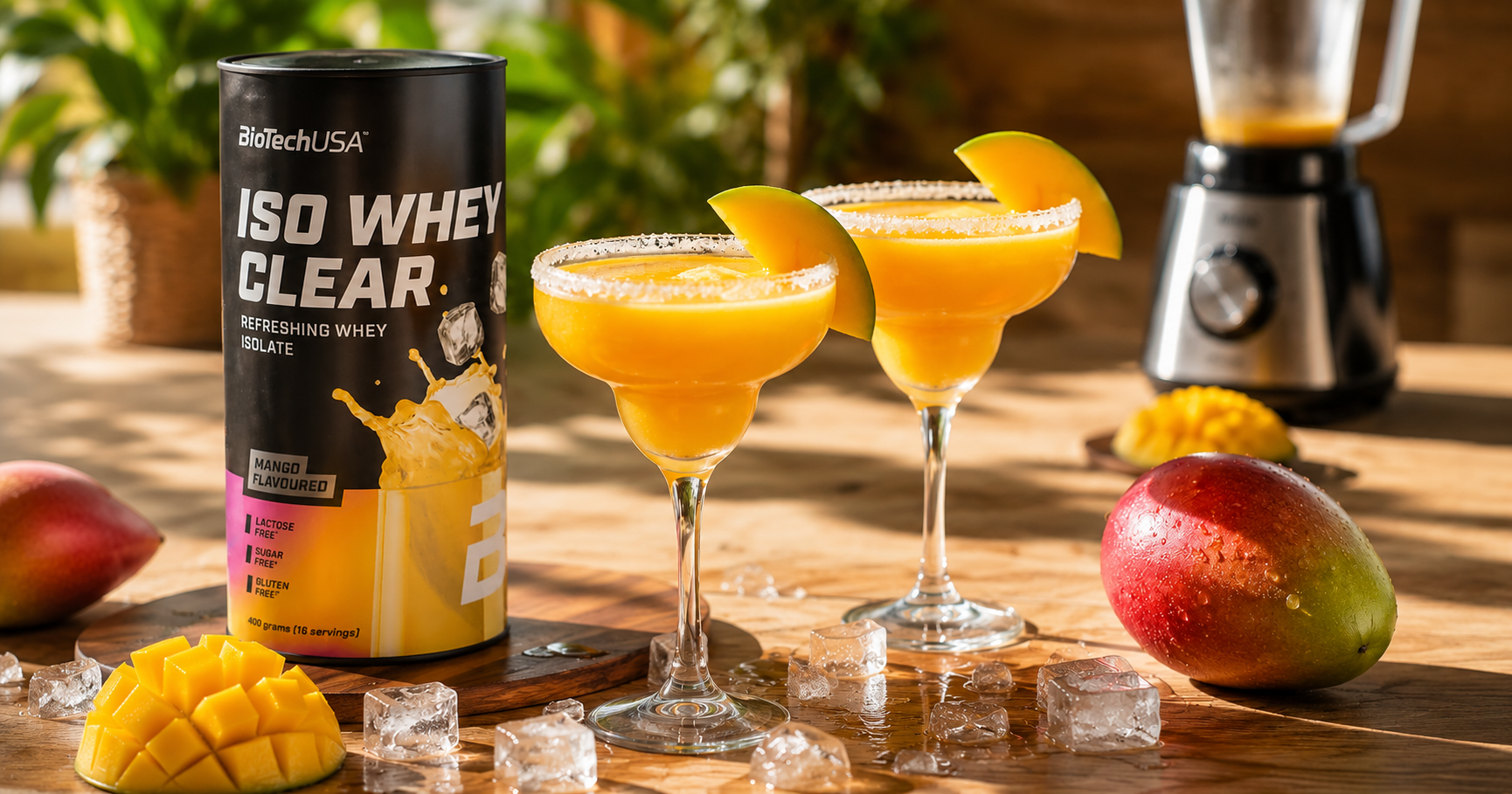 fitt margarita mocktail Iso Whey Clear felhasználásával