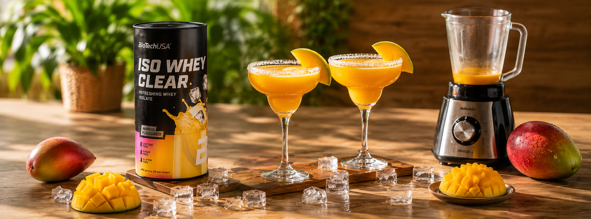 fitt margarita mocktail Iso Whey Clear felhasználásával