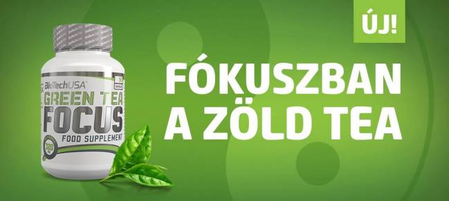 Green Tea Focus BioTechUSA  - Fókuszban a Zöld Tea