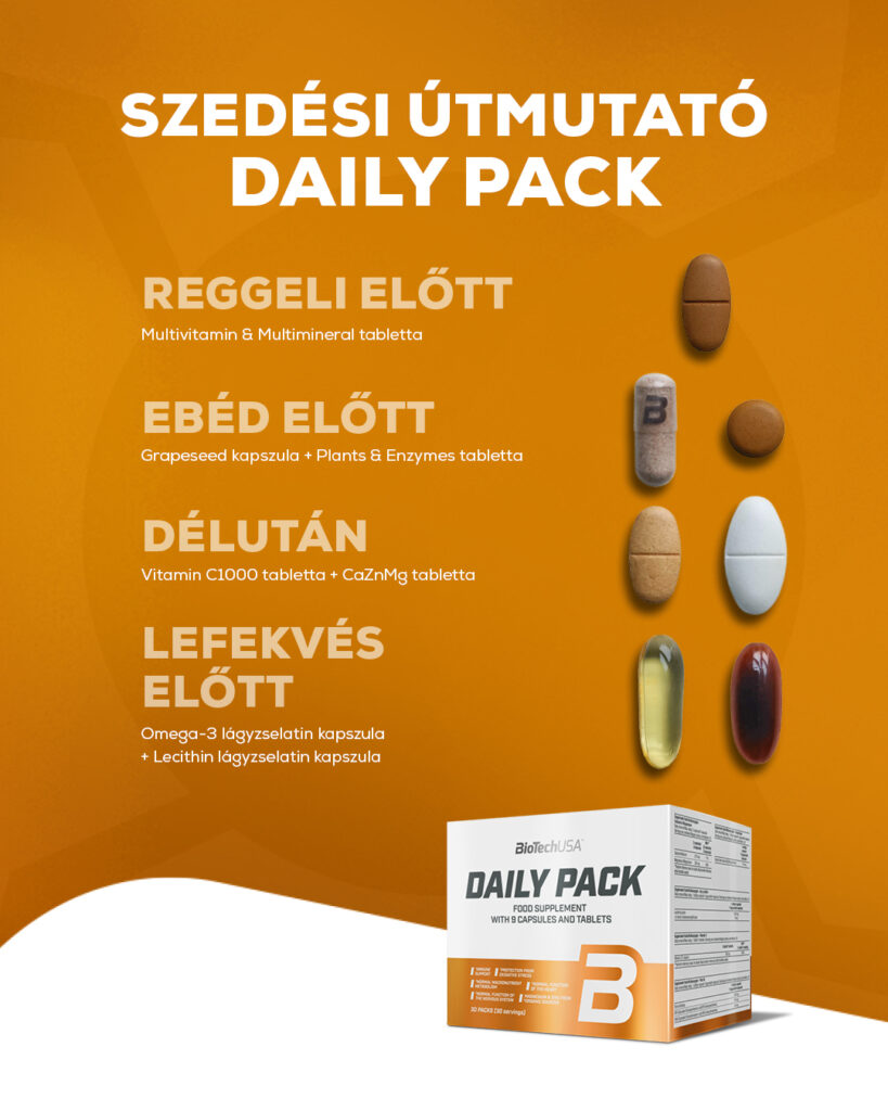 Daily Pack szedési útmutató