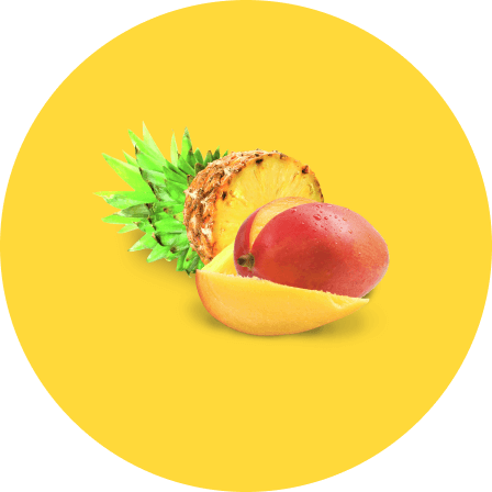 Ananász-mangó