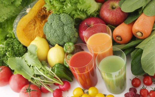 Zöldség és gyümölcslevek