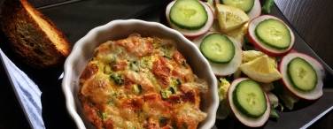 Egyszerű rántotta tartelette formában Egyszerű rántotta tartelette formában